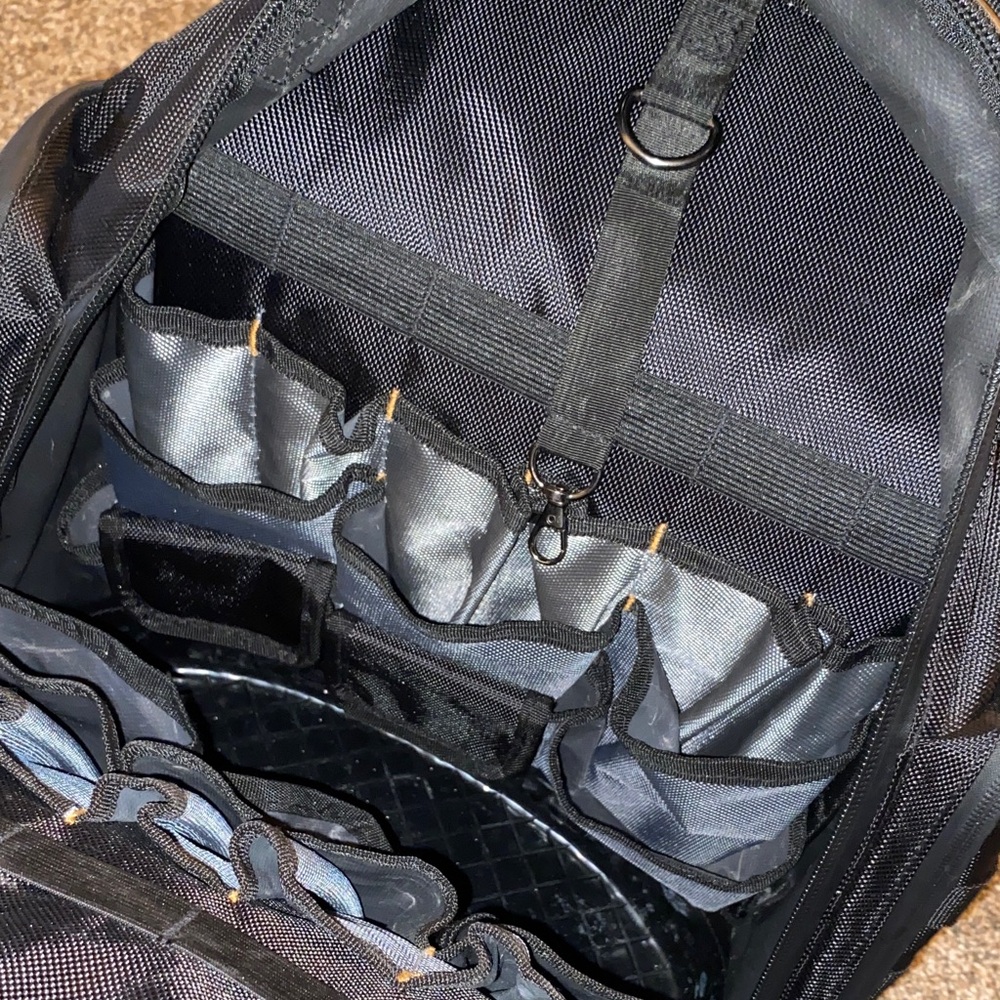 💙 Southwire Black Tactical Tool Backpack for Men - Durable Everyday Carry - Picture 3 of 7
